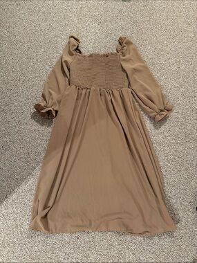 Smocked maxi dress